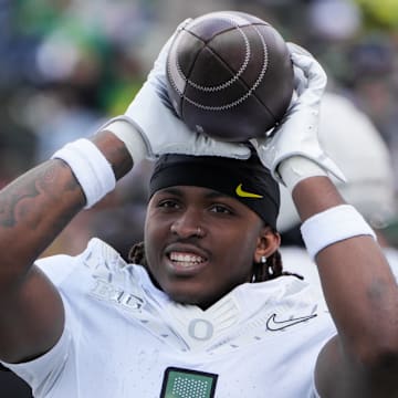 Dante Moore Dan Lanning Oregon Ducks Football Big Ten Conference Autzen Stadium Dakorien Moore penn state indiana espn college gameday