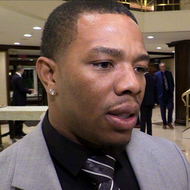 Former Baltimore Raven great Ray Rice gave a candid and inspiring message at the BTC Coaches and Captains Luncheon. 
