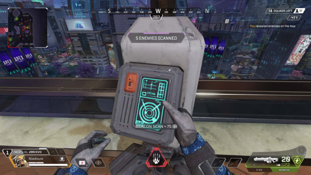 The survey beacon update in Apex Legends Shockwave