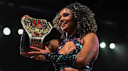 Kelani Jordan is the TNA Knockouts World Champion and the leader of Team TNA at NXT Showdown.
