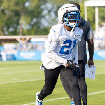 Detroit Lions cornerback Amik Robertson.