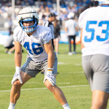 Detroit Lions linebacker Jack Campbell.