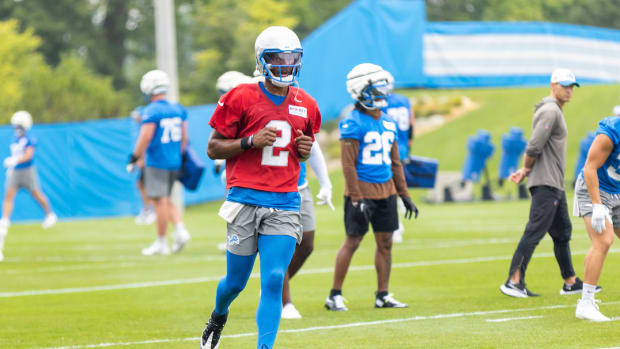 Detroit Lions quarterback Hendon Hooker