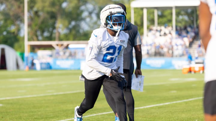 Detroit Lions cornerback Amik Robertson.