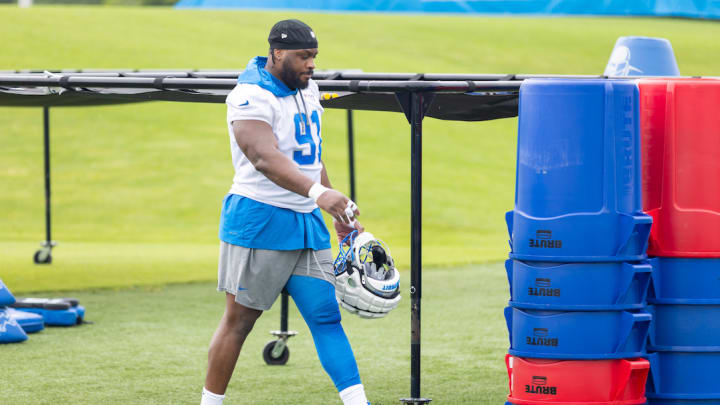 Detroit Lions defensive lineman Levi Onwuzurike.