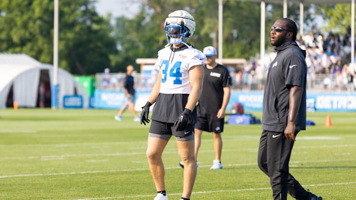 Detroit Lions linebacker Alex Anzalone.