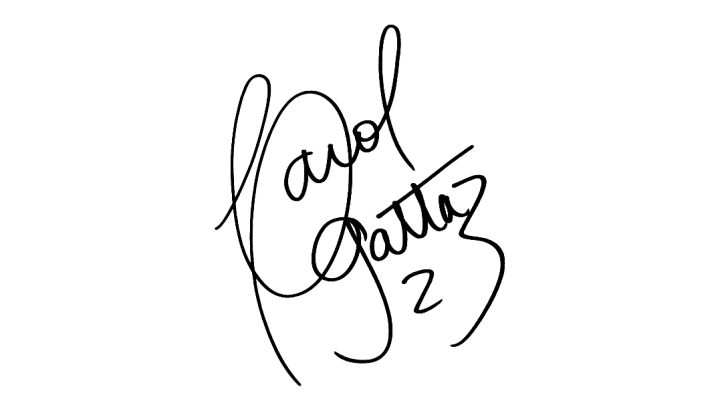 autografo Carol Gattaz