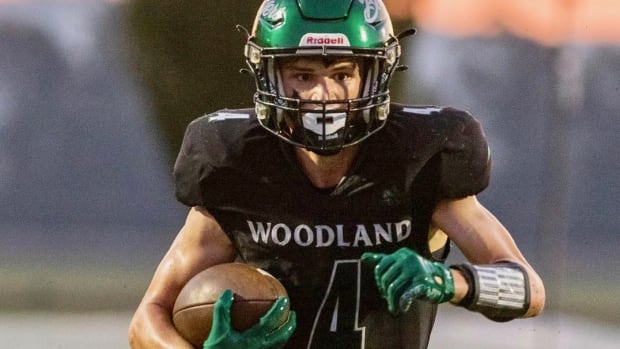 Woodland's Elijah Andersen was 2A GSHL MVP as a junior in 2023, and is one of state's top all purpose players.