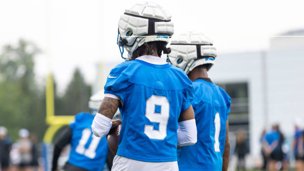 Detroit Lions wideout Jameson Williams 