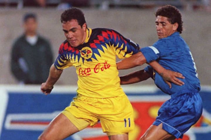 Cuactemoc Blanco from Mexico's Club America Soccer T