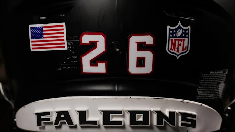 Falcons helmet.