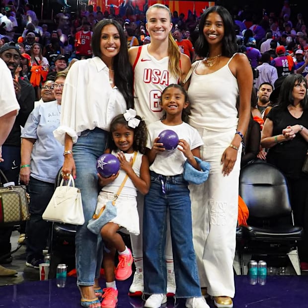 Sabrina Ionescu, Vanessa Bryant, Natalia Bryant