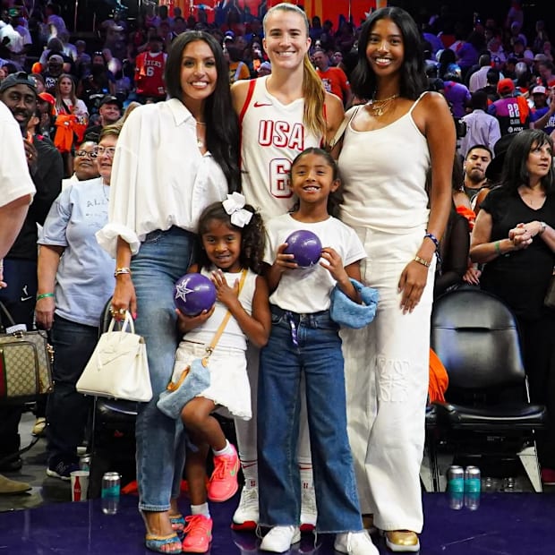 Sabrina Ionescu, Vanessa Bryant, Natalia Bryant