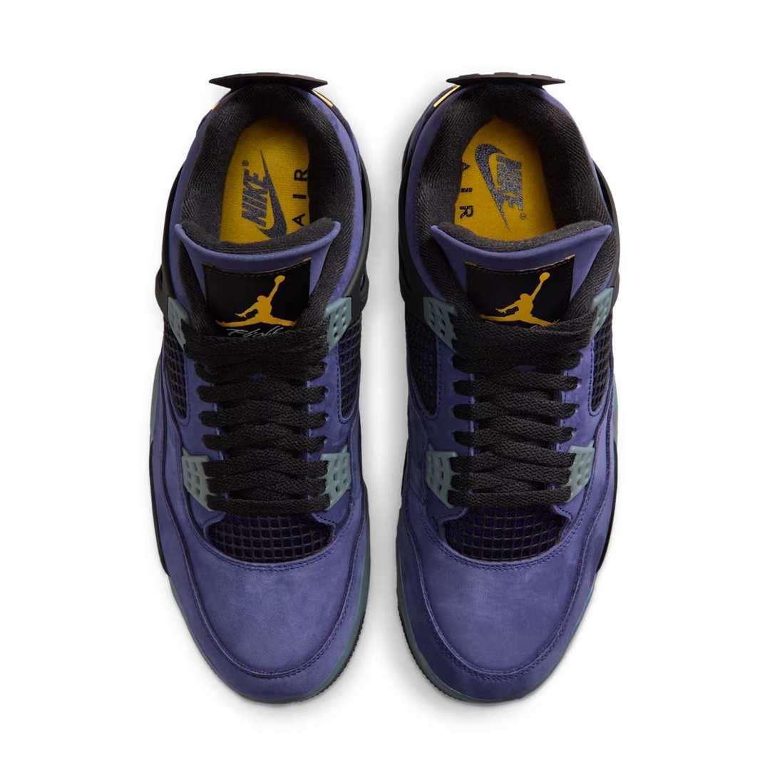 blue and yellow jordan 4