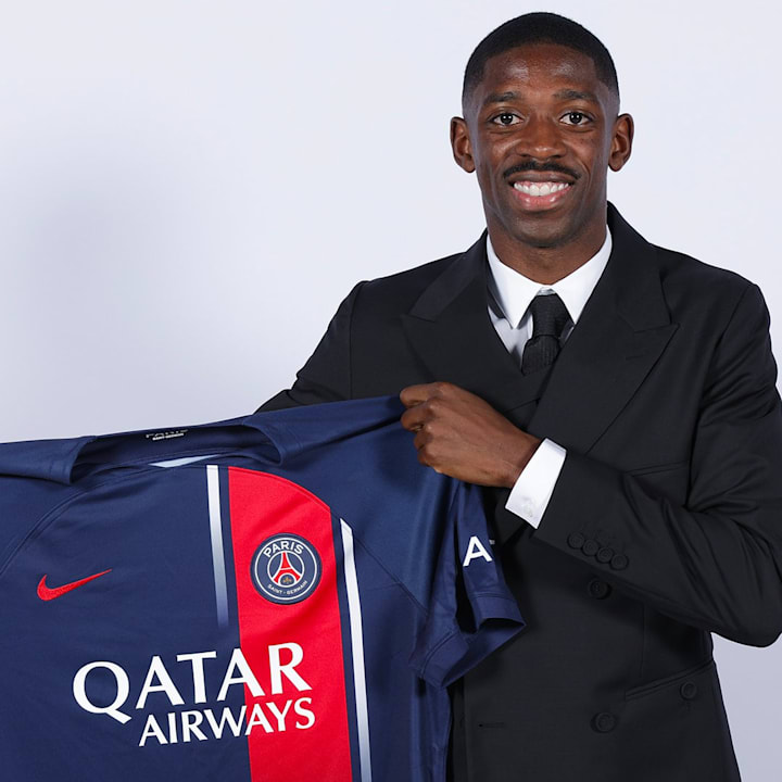 Ousmane Dembélé a été officialisé par le PSG le 12 août 2023  