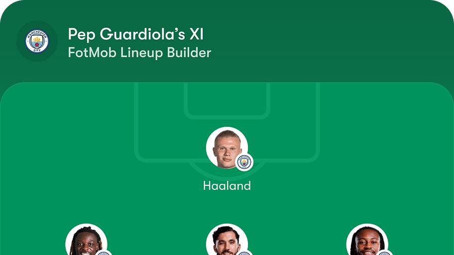 Man City predicted XI