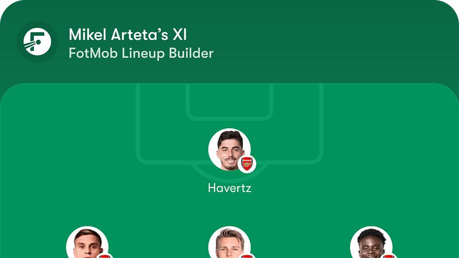 Arsenal lineup