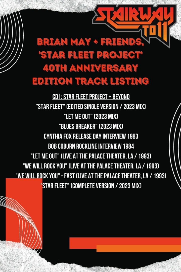 Brian May Star Fleet tracklist