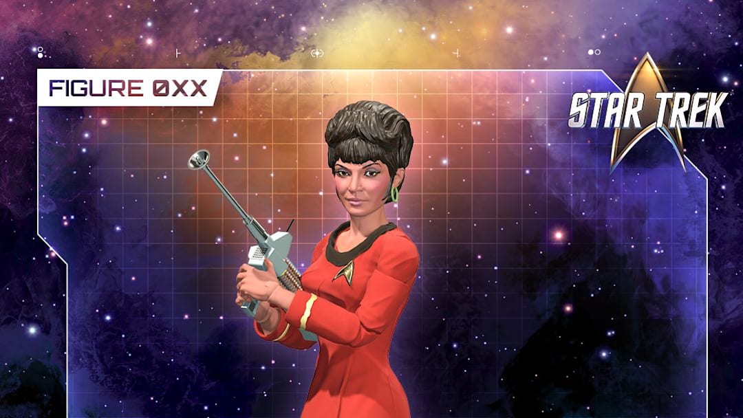 Lt. Nyota Uhura from Nacelle’s Star Trek Figure Line. Image courtesy The Nacelle Company.
