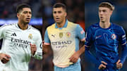 Jude Bellingham, Rodri & Cole Palmer bilden das Mittelfeld des EA FC 25 TOTY