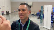 Las Vegas Raiders GM Tom Telesco from the NFL Scouting Combine