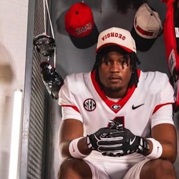 2026 prospect Tyriq Green during a visit to the University of Georgia
