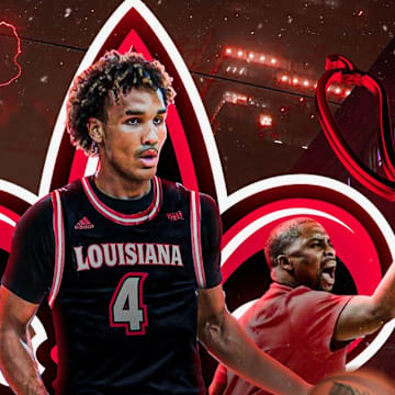 North Tampa Christian 2026 6'6 wing Caleb Sanders announced his commitment to Louisana-Lafayette. March 17, 2025 (Photo Credit: Caleb Sanders (@caleb_sanders25 on X)