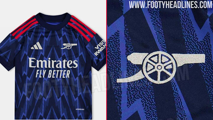 Le futur maillot extérieur des Gunners.