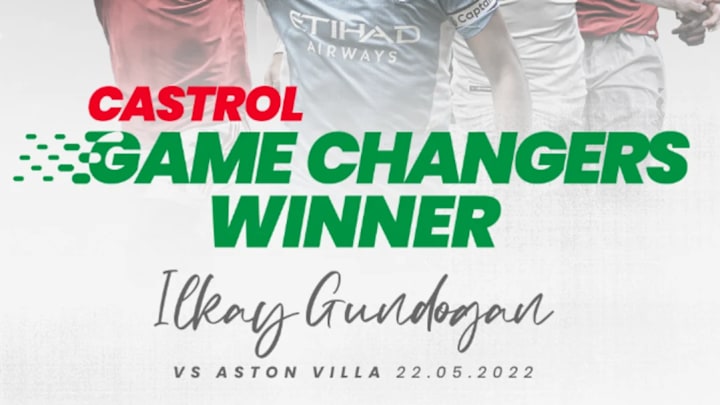 Ilkay Gundogan menjadi pemenang dari penghargaan Castrol Game Changer