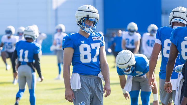 Detroit Lions tight end Sam LaPorta.