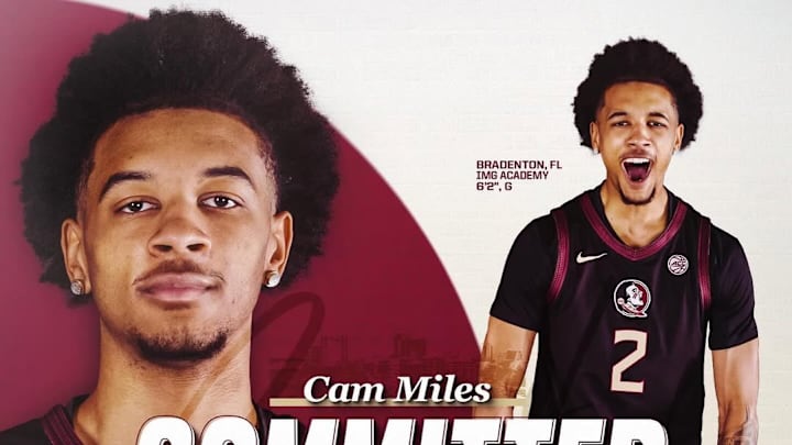 IMG Academy 2025 6'2 Combo Guard Cam Miles Commits to Florida State (April 16, 2025)