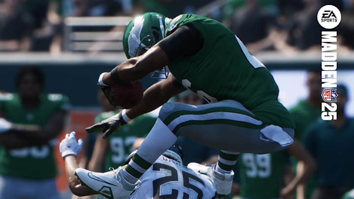 Barkley enters Week 12 leading the NFL in rushing yards per game (113.7).