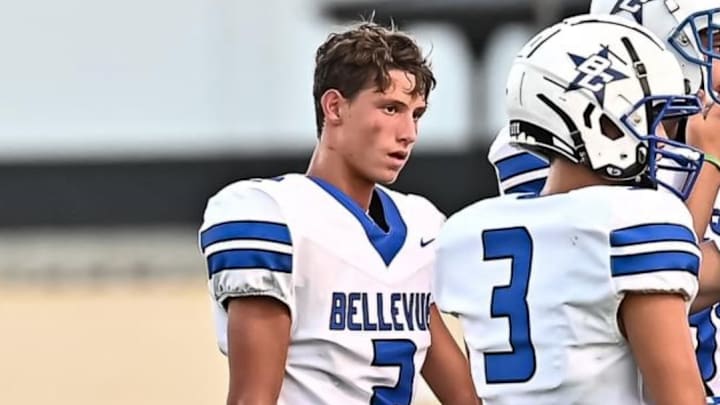 Keenan Kilburg had a record-breaking season for Bellevue football this past fall as a junior, catching 100 passes. Keenan Kilburg had a record-breaking season for Bellevue football this past fall as a junior, catching 100 passes.