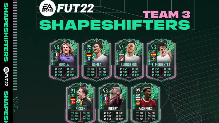 Shapeshifters arrived in FIFA 22 on June 17, bringing new upgraded cards to the game with plenty of position changes. Shapeshifters arrived in FIFA 22 on June 17, bringing new upgraded cards to the game with plenty of position changes.