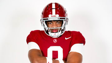 2026 Georgia LB commit Nick Abrams II during his official visit to Tuscaloosa on June 13