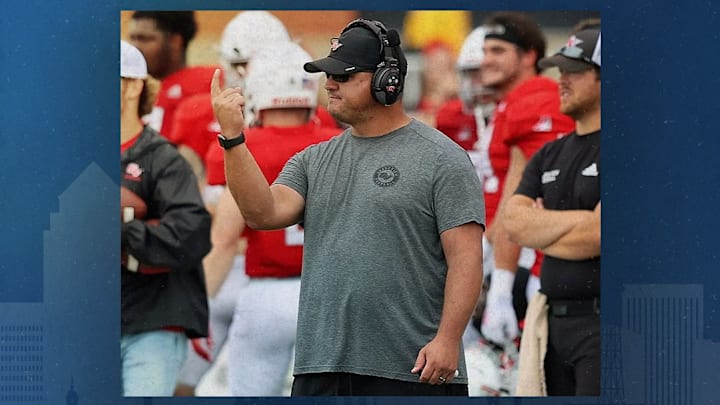 Joe Woodley was named the new head football coach at Drake University. Joe Woodley was named the new head football coach at Drake University.