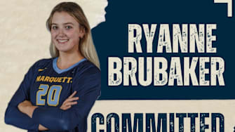 Ryanne Brubaker committed to play volleyball at Marquette University. She is a junior at Grundy Center in Iowa.
