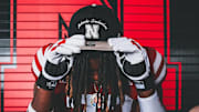 Leon Noil Jr. on his official visit to Nebraska. 