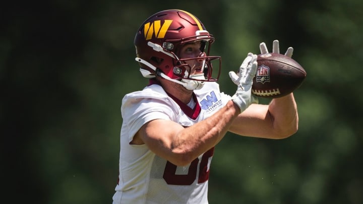 Washington Commanders tight end Ben Sinnott