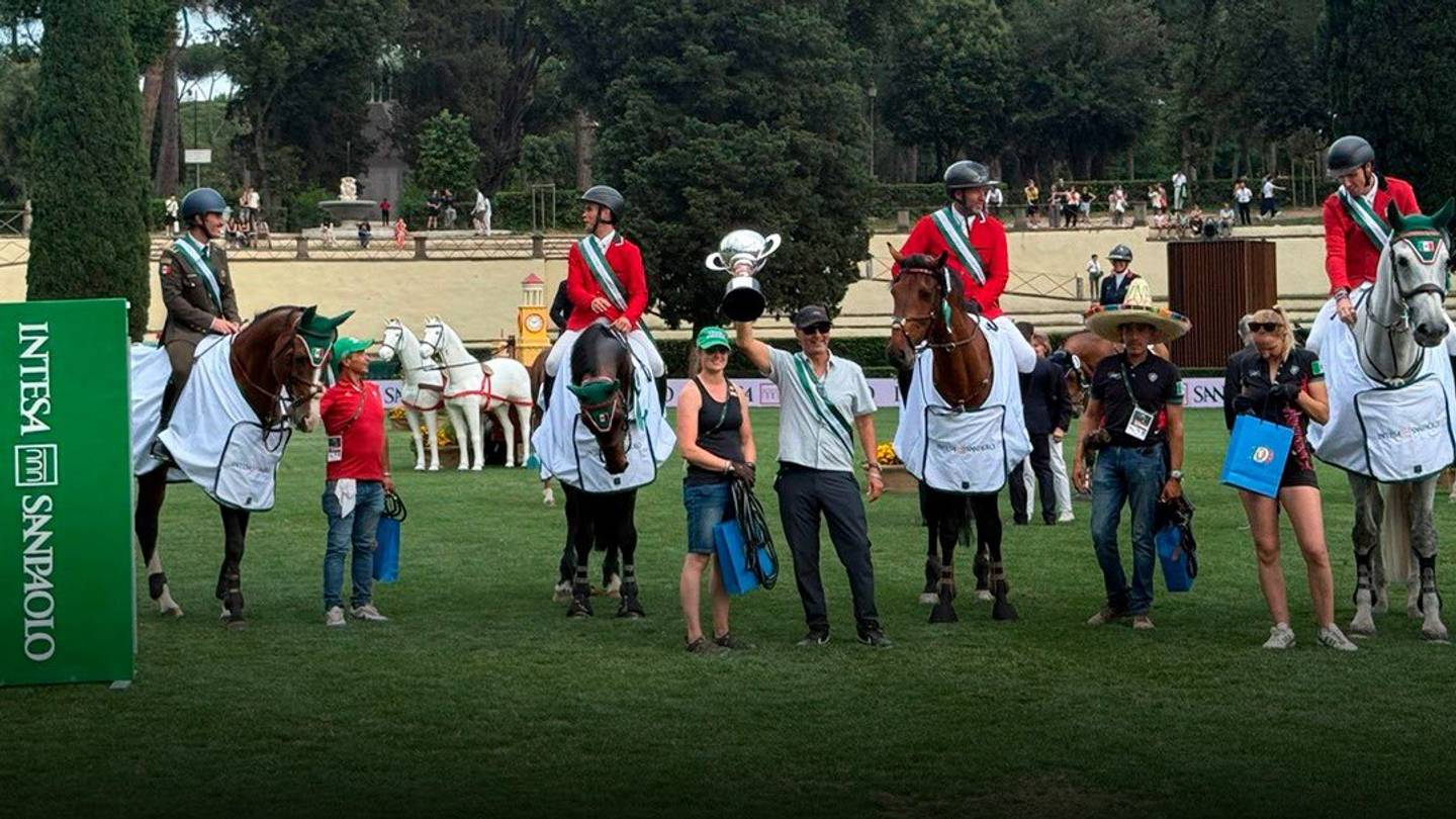México gana la Copa de Naciones de Salto Ecuestre en Roma tras 78 años de espera