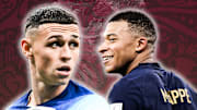 Phil Foden et Kylian Mbappé devraient se retrouver samedi lors d'Angleterre-France