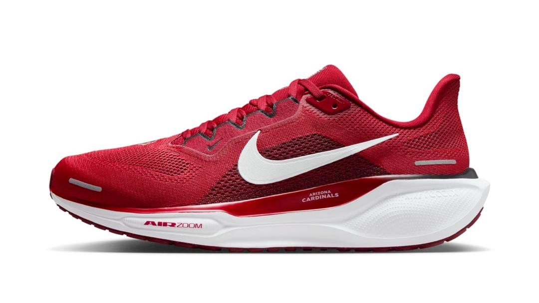 Nike Air Zoom Pegasus 41 Arizona Cardinals Running Shoe FZ5077-600 Men Sz 10 New Nike Zoom Pegasus 41 Arizona Cardinals FZ5077-600 Men main image 2