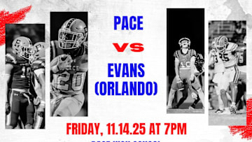 Pace High School advanced in the Florida high school football Class 6A Friday night.
