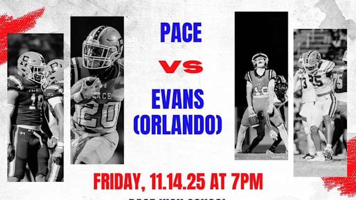 Pace High School advanced in the Florida high school football Class 6A Friday night.