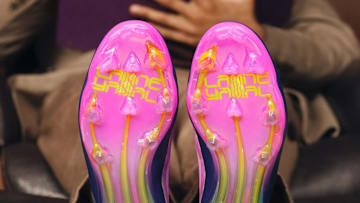 Lamine Yamal's new boots certainly catch the eye.