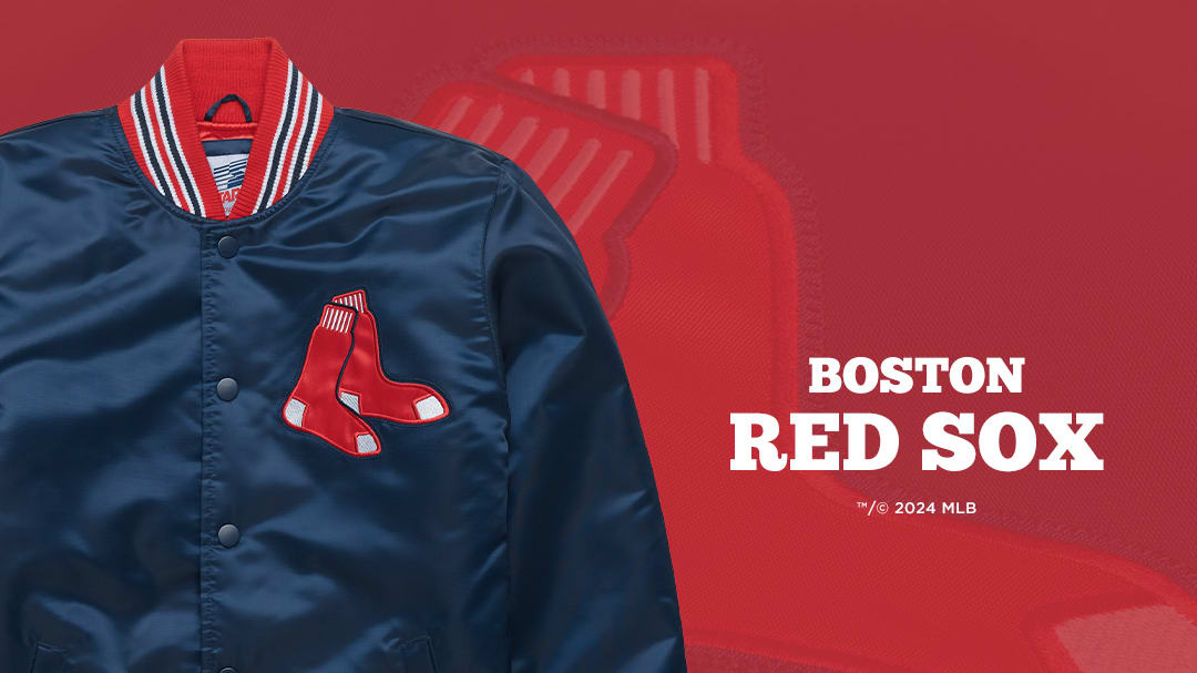 Vintage red sox starter jacket hot sale