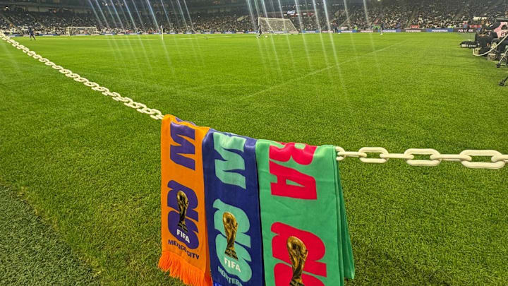 Aspecto del campo del estadio Monterrey