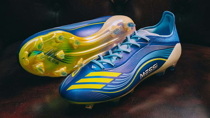 adidas' new Messi F50 'Vis10n' boots. adidas' new Messi F50 'Vis10n' boots.
