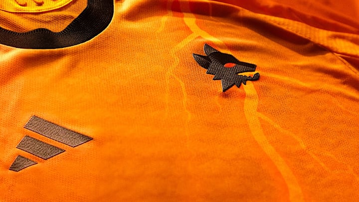 Roma's new away kit is orange.