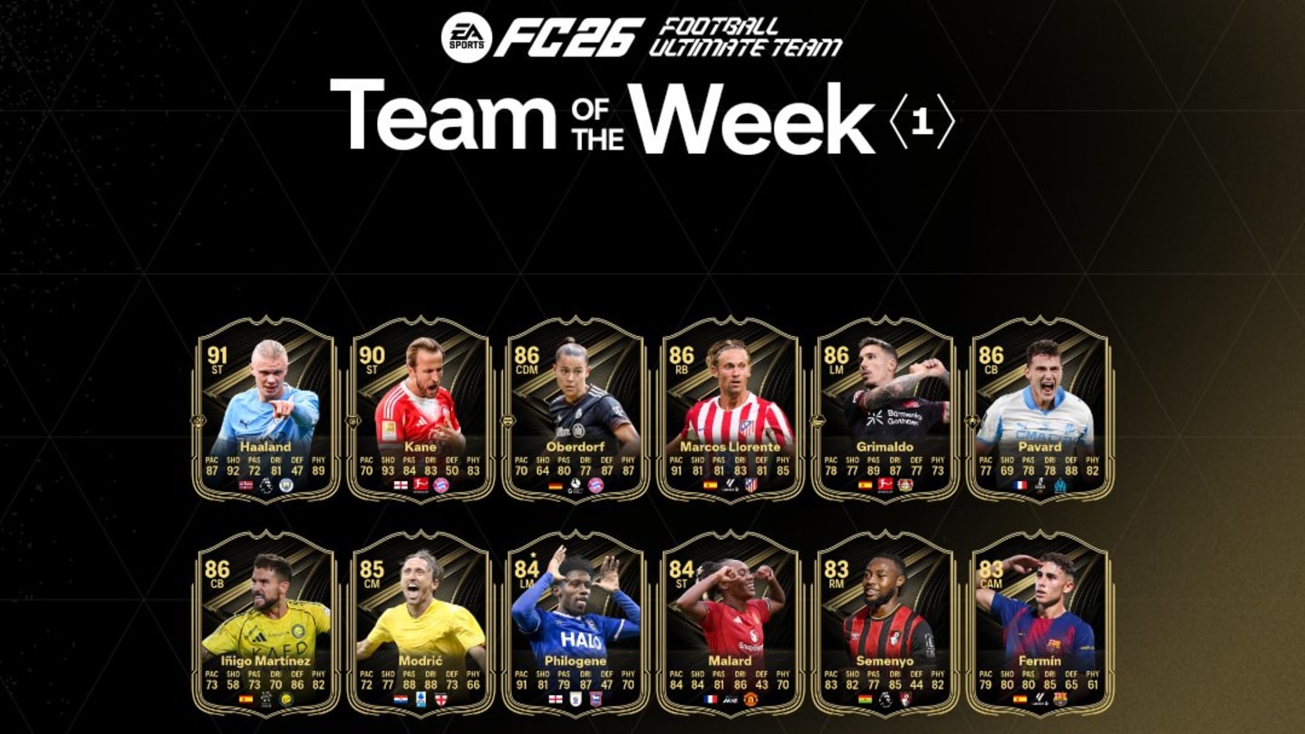TOTW 1 라인업